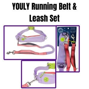 YOULY Running Belt & Leash Set